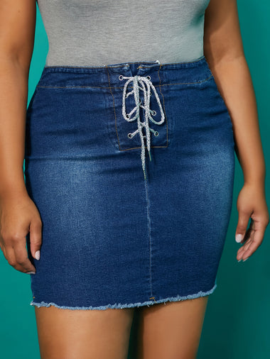 Plus Size Denim Skirts Factories