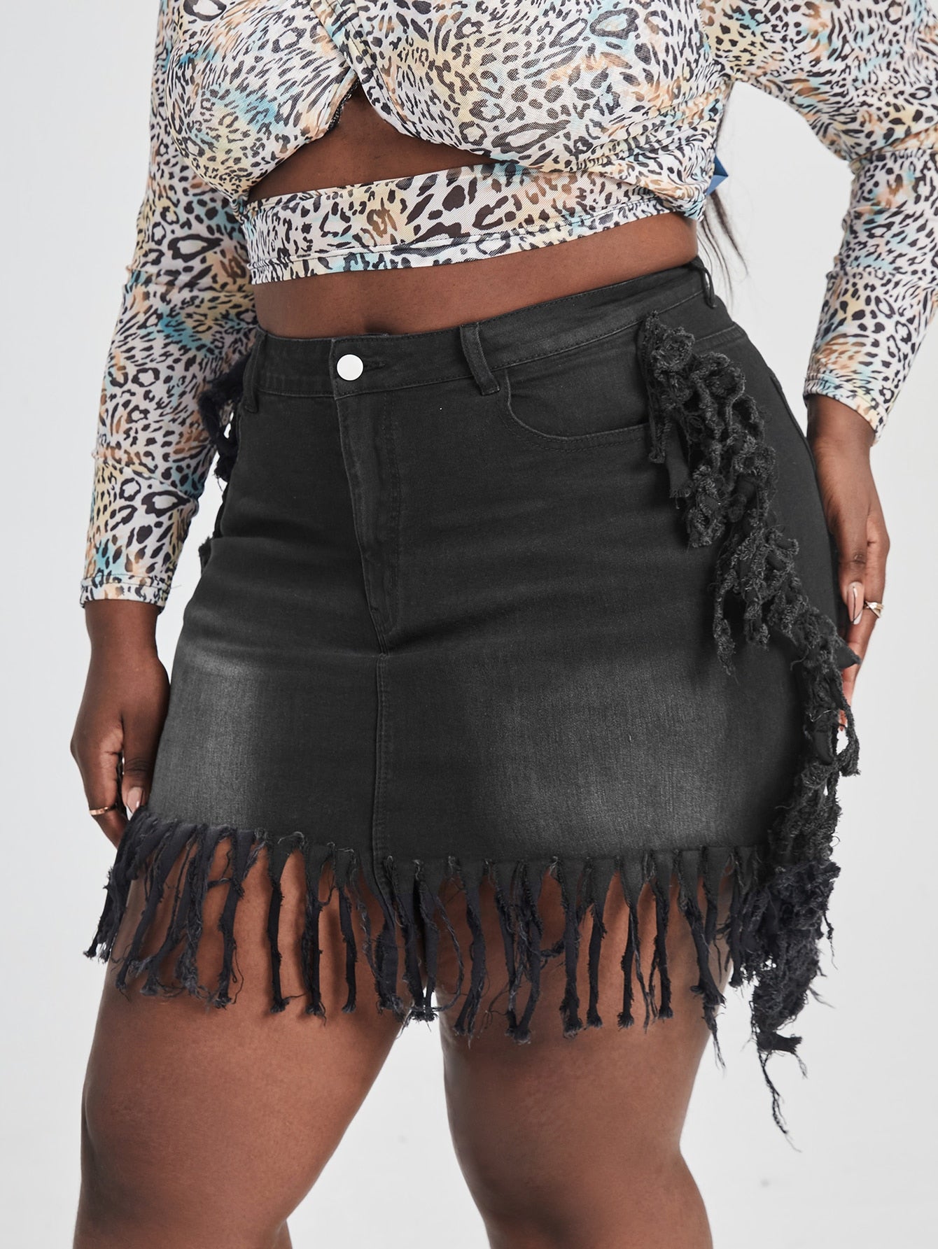 Plus Size Denim Skirts Manufacturer