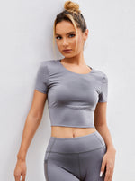Criss Cross Backless Tee