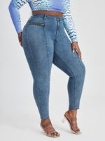 Plus High Stretch High Waisted Skinny Jeans