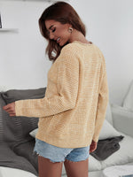 Pocket Front Marled Knit Cardigan