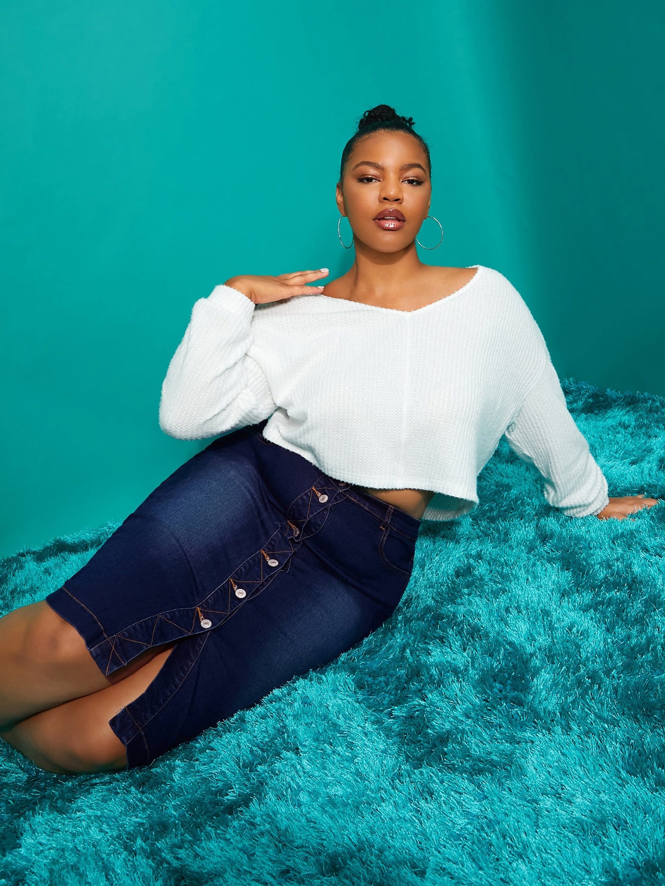Plus Size Denim Skirts Manufacturer