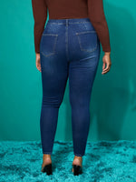 Plus Washed Skinny Jeans