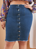 Plus Size Denim Skirts Wholesalers