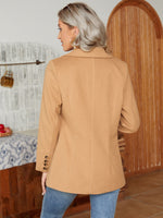 Lapel Neck Single Breasted Blazer