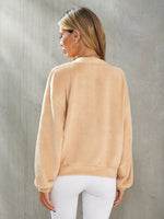 Drop Shoulder Button Front Jacket
