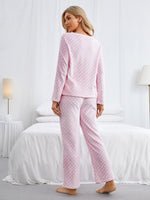 Polka Dot Flannel PJ Set