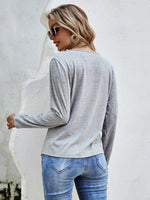 Floral Embroidery Appliques Tee