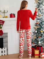 Christmas Print Sweatshirt & Pants