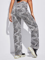 Allover Print Slant Pocket Jeans