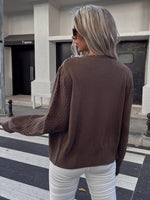 Solid Button Front Cardigan