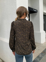 Ditsy Floral Print Blouse
