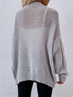Double Pocket Drop Shoulder Cardigan