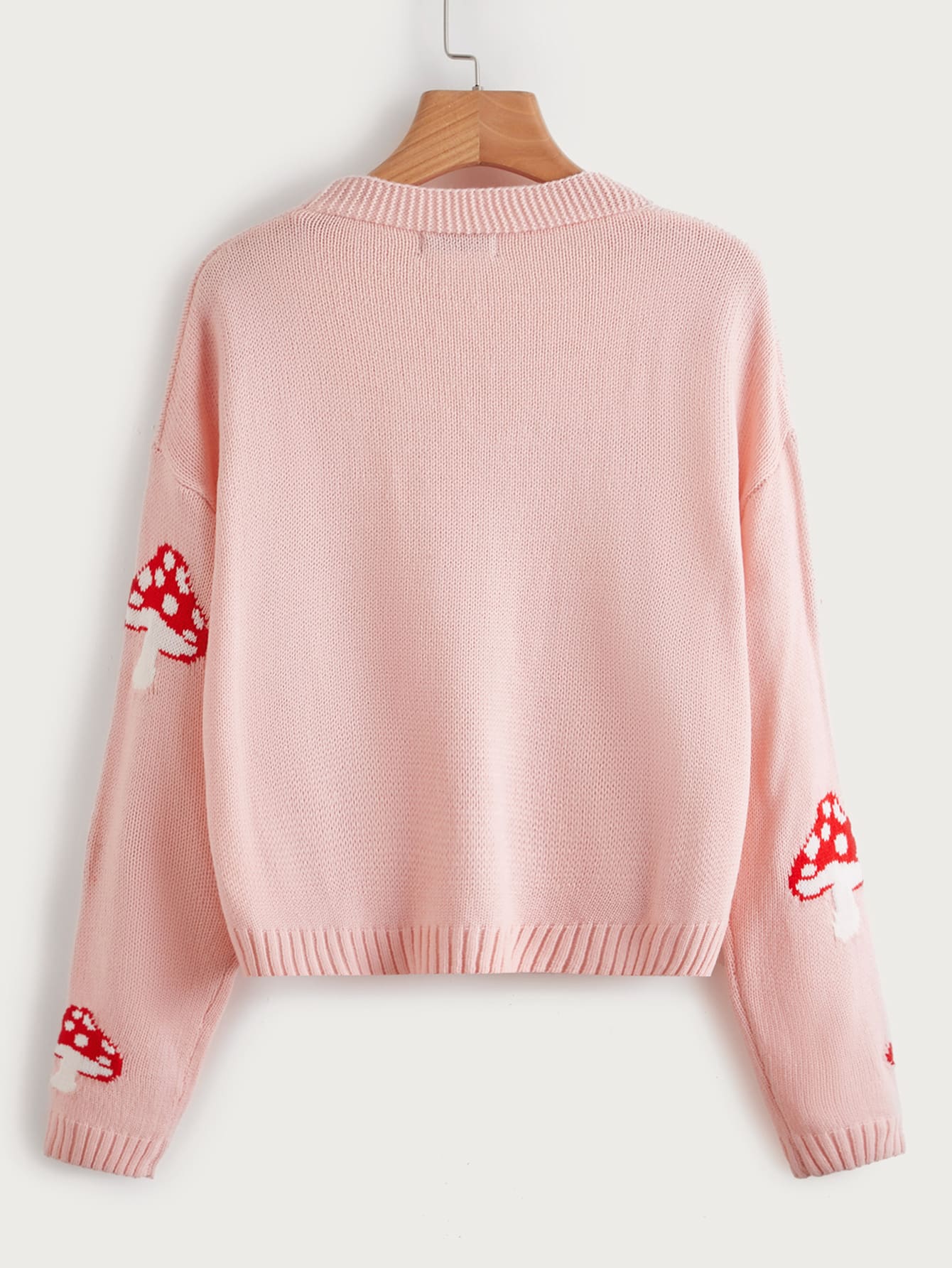Mushroom Pattern Cardigan