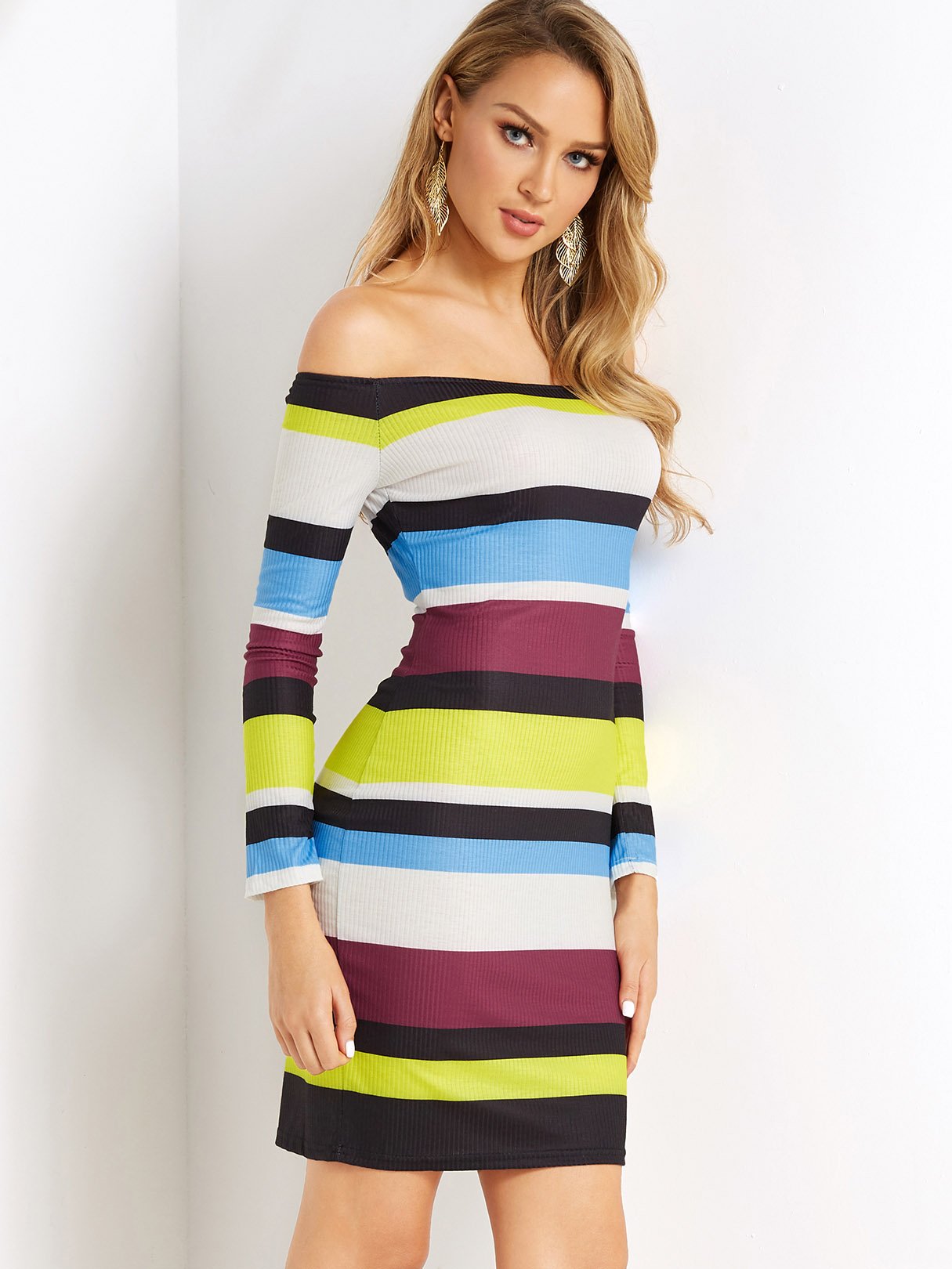 ODM Ladies Long Sleeve Casual Dress