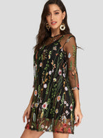 OEM Ladies Black Mini Dresses