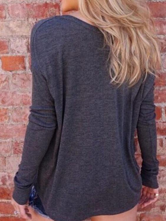 NEW FEELING Womens Grey T-Shirts