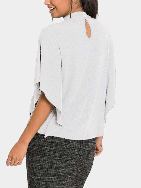 NEW FEELING Womens White T-Shirts