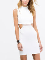 OEM Ladies White Mini Dresses