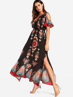 OEM Ladies Black Maxi Dresses