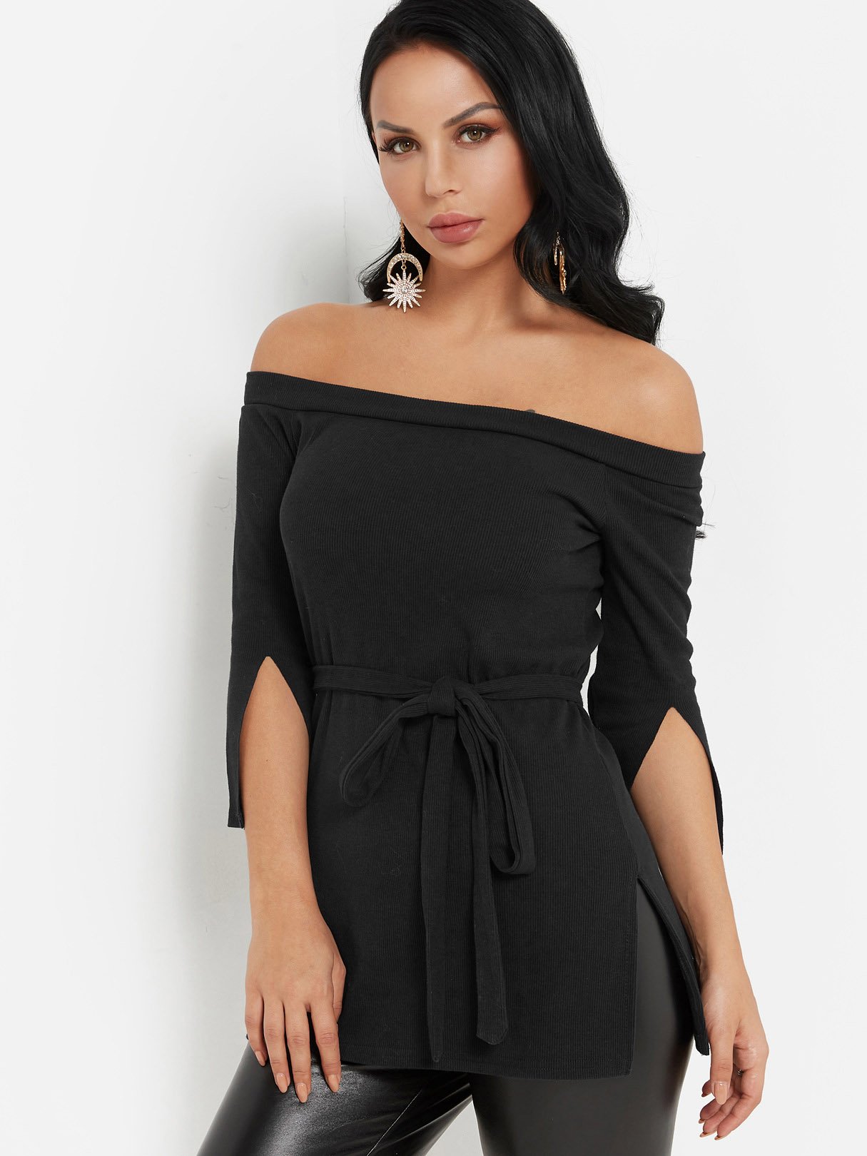 OEM Ladies Black Blouses