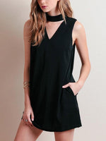 OEM Ladies Black Mini Dresses
