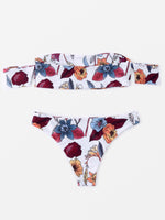 NEW FEELING Womens Floral Bikinis