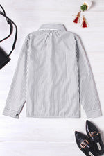 OEM Ladies Striped Blouses