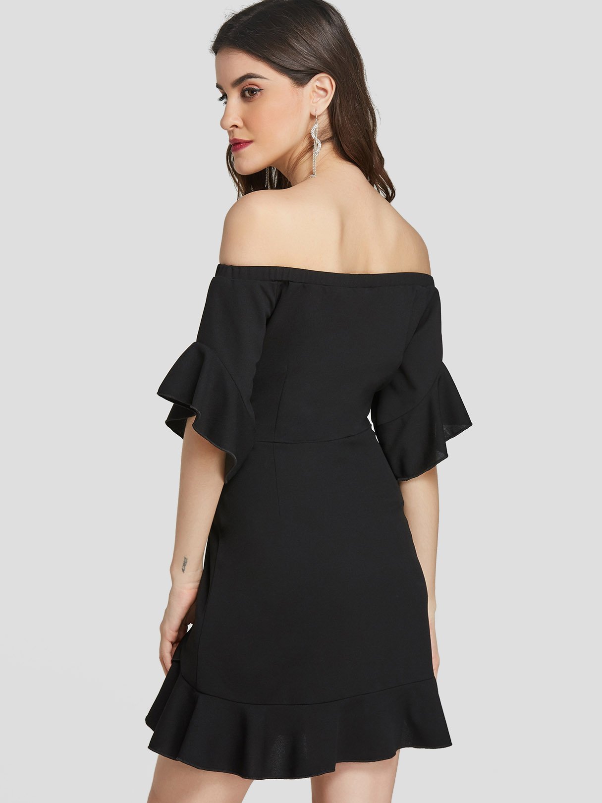 ODM Ladies Short Sleeve Mini Dresses