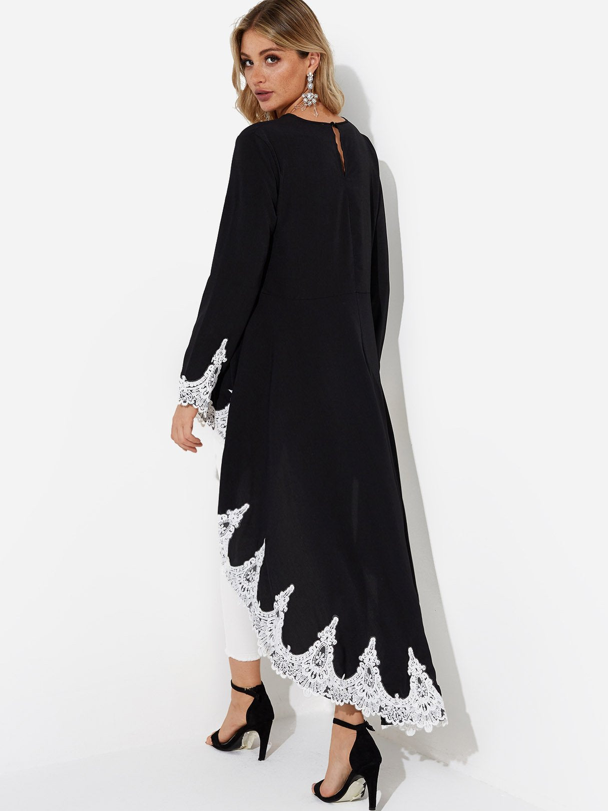 NEW FEELING Womens Black Casual Dresses
