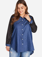 ODM Ladies Long Sleeve Plus Size Tops