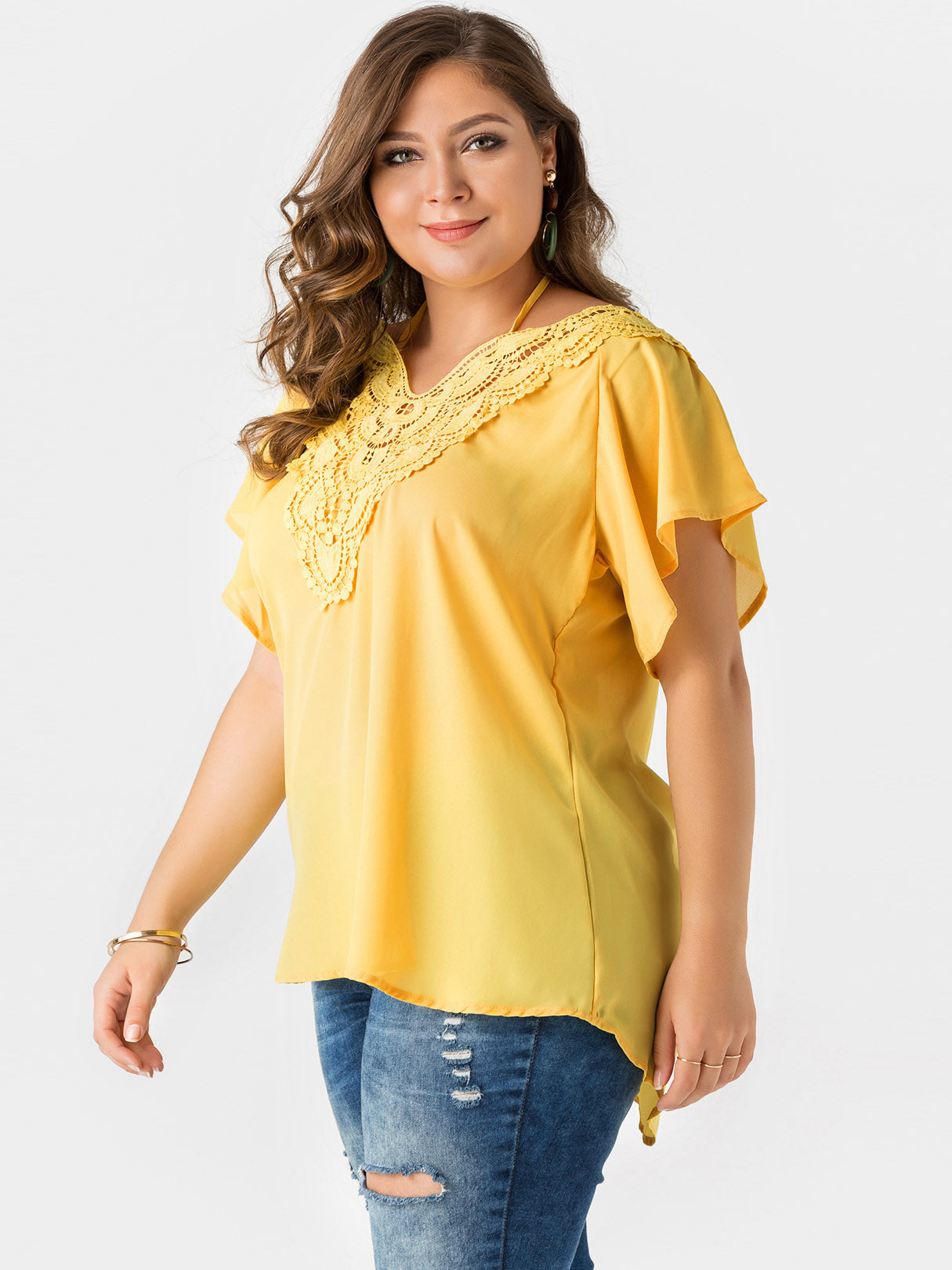 Custom Womens Plus Size White Tops