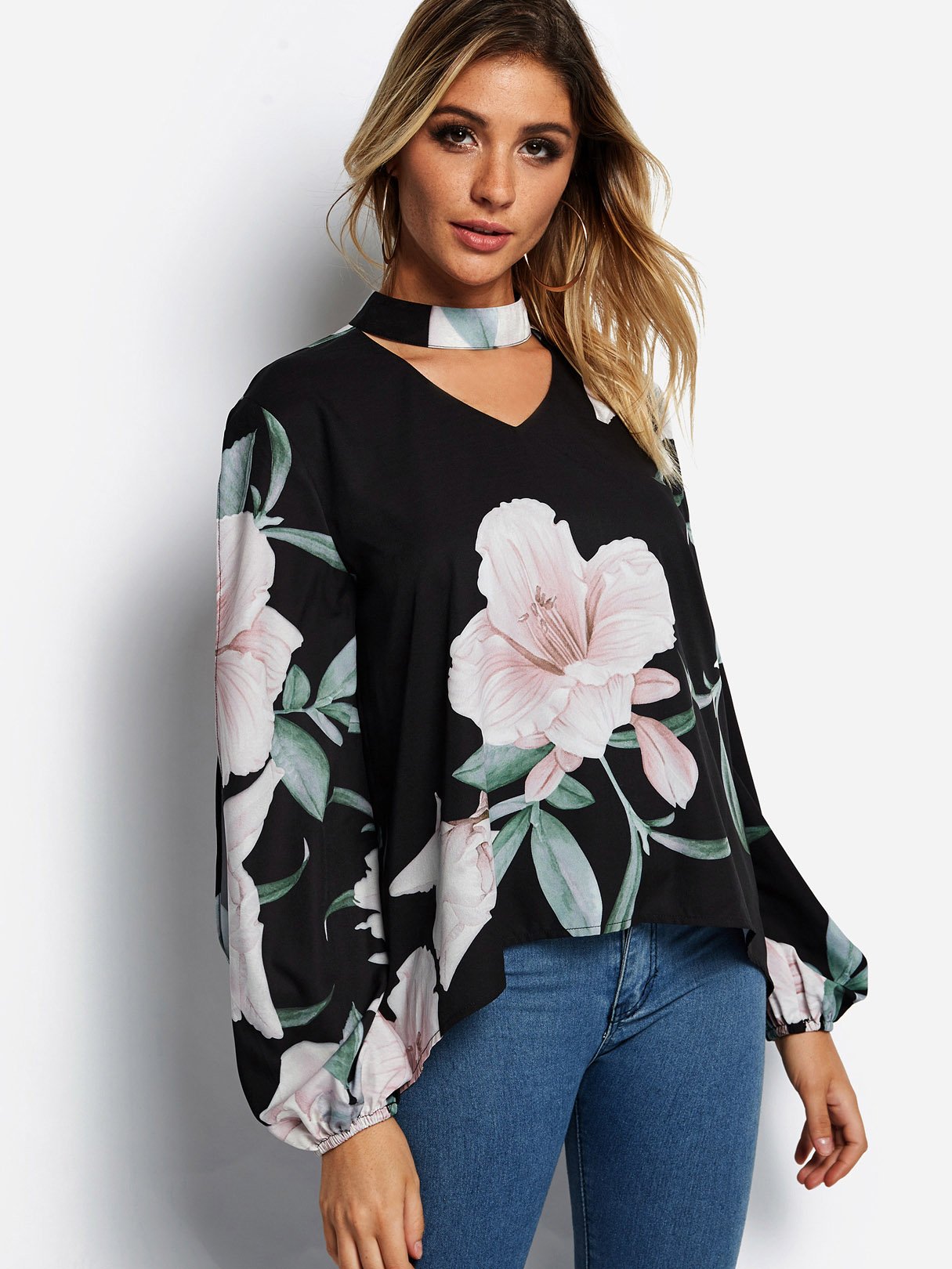 OEM Ladies Black Blouses