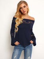 Custom Ladies Off The Shoulder T-Shirts