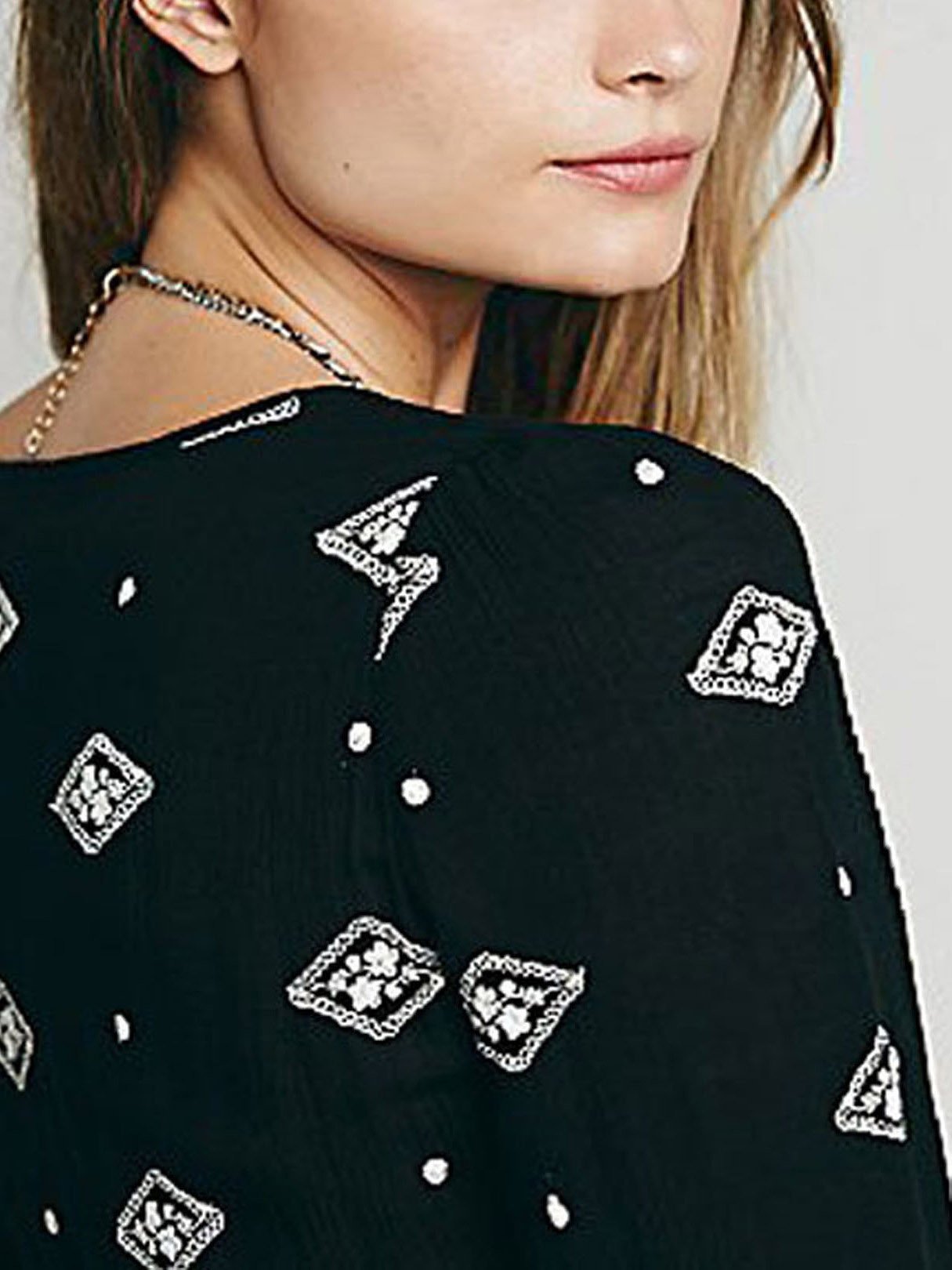 OEM Ladies Black Midi Dresses