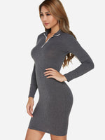 OEM Ladies Grey Mini Dresses