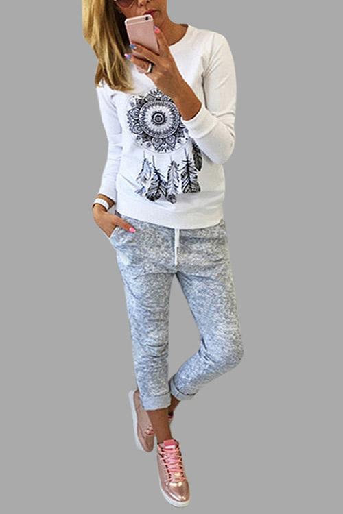Custom Ladies Cream Tunic Top