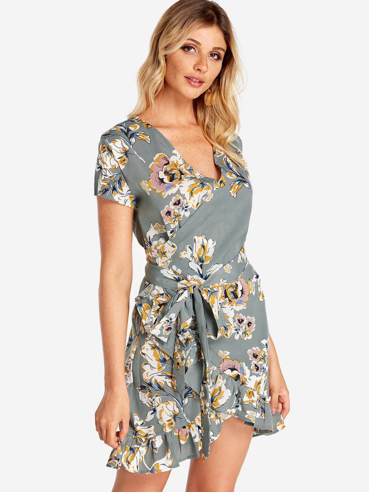 Custom Short Sleeve Casual Dresses