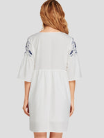 ODM Ladies Half Sleeve Dress