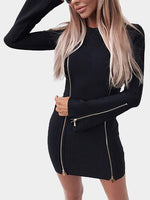 NEW FEELING Womens Black Mini Dresses