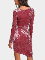 OEM ODM Womens Burgundy Mini Dresses