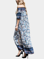 NEW FEELING Womens Navy Maxi Dresses