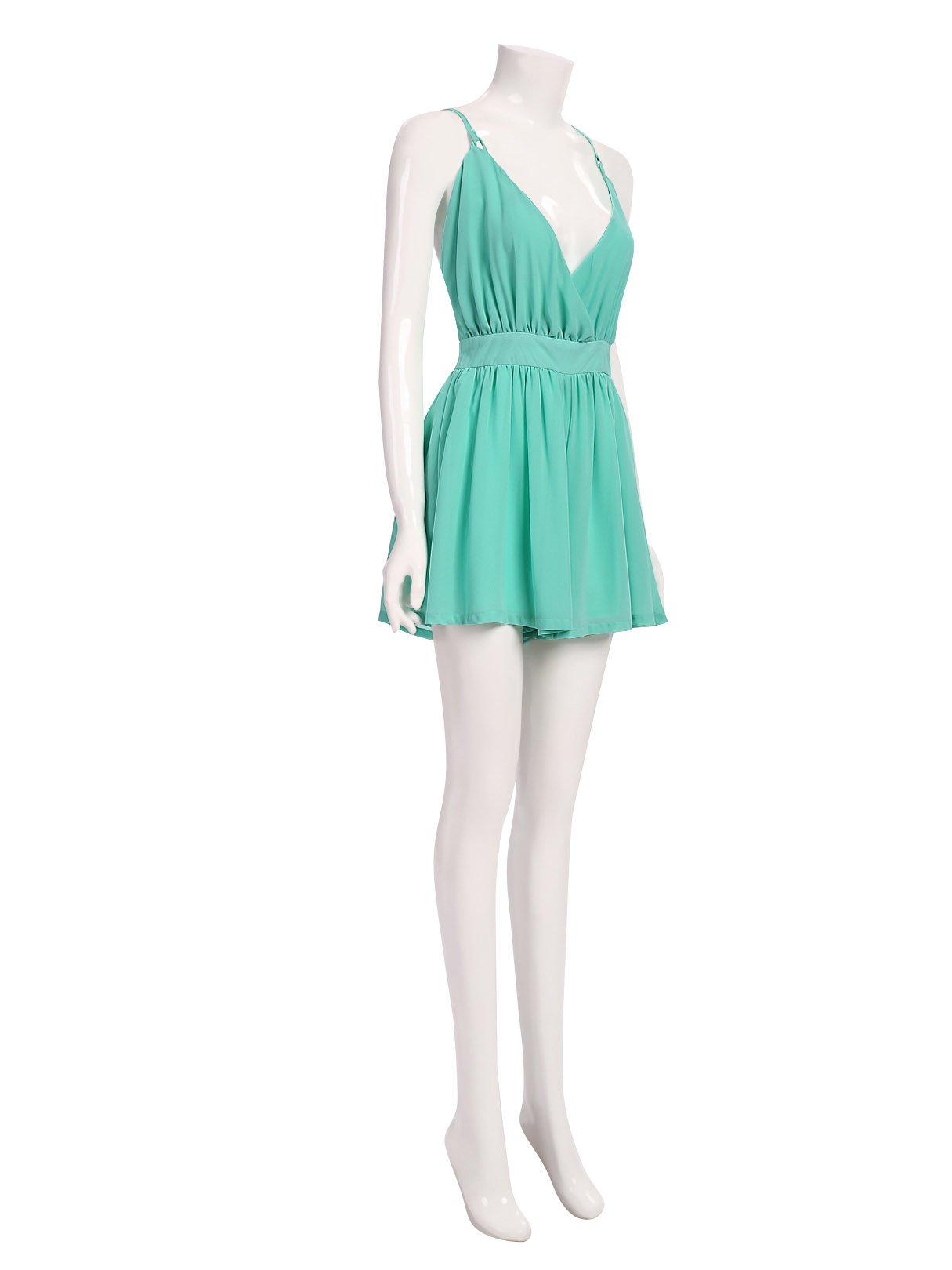 OEM Ladies Green Playsuits