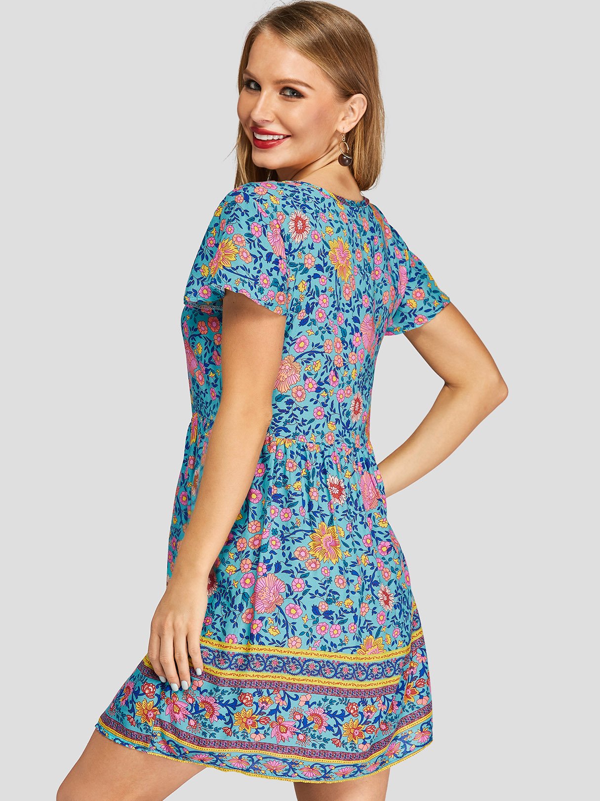 ODM Ladies Short Sleeve Dresses