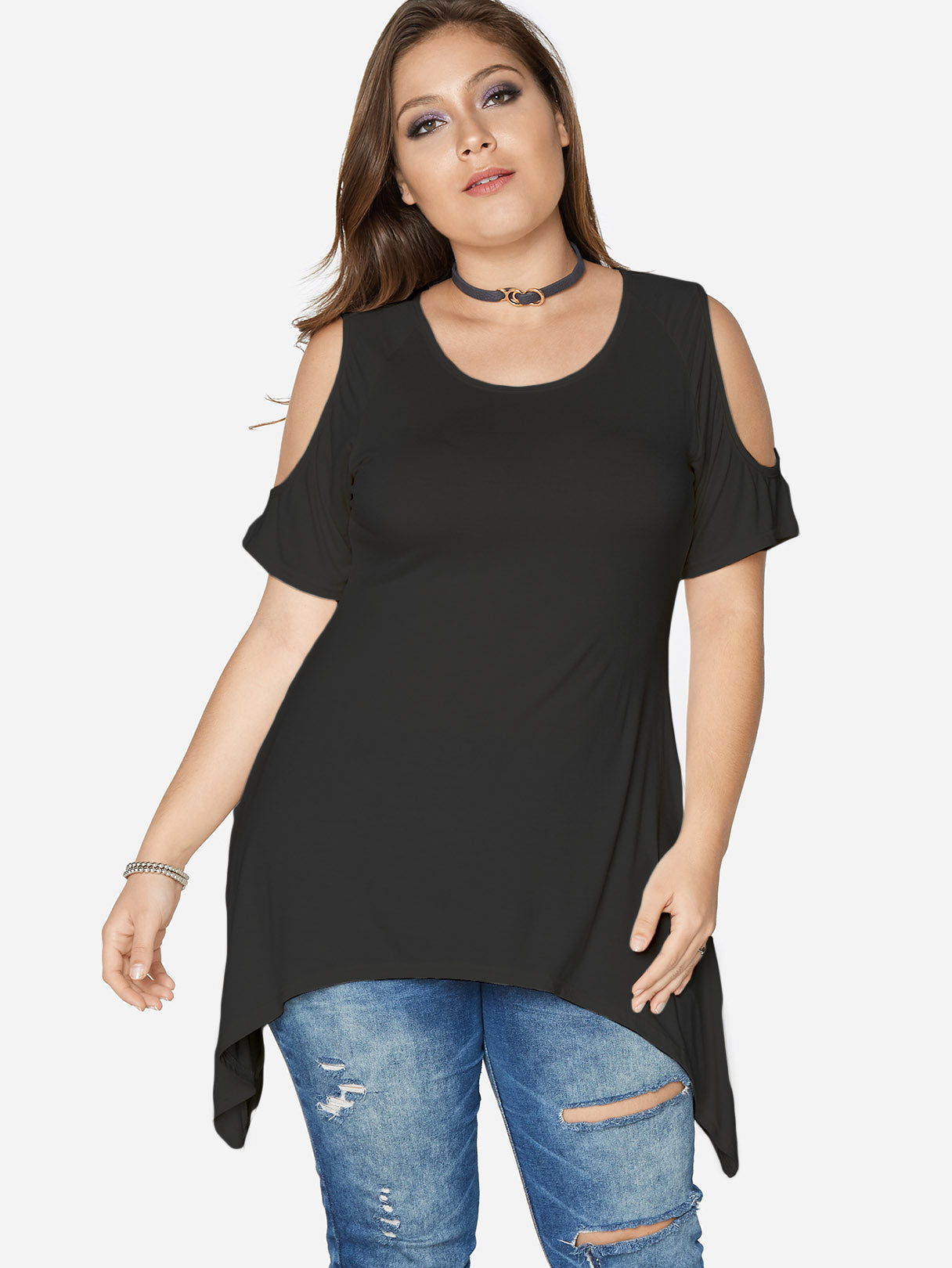 OEM ODM Ladies Plus Size Shirts Blouses