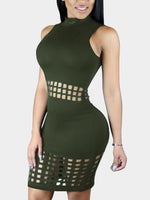 OEM Ladies Green Bodycon Dresses