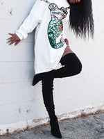 ODM Ladies Long Sleeve Casual Dresses