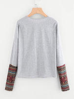 NEW FEELING Womens Grey T-Shirts
