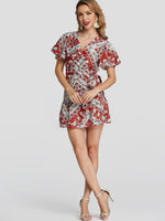 NEW FEELING Womens Red Casual Dresses