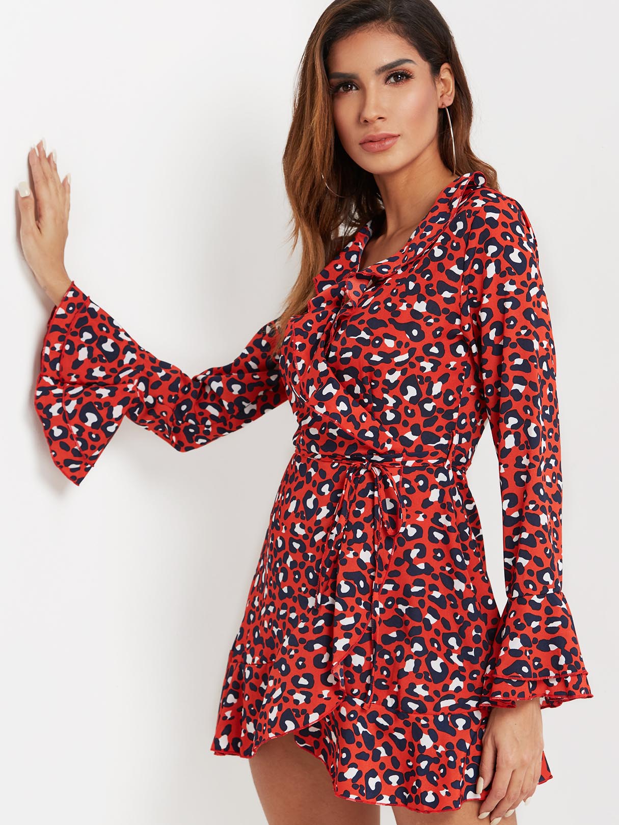 OEM Ladies Red Mini Dresses